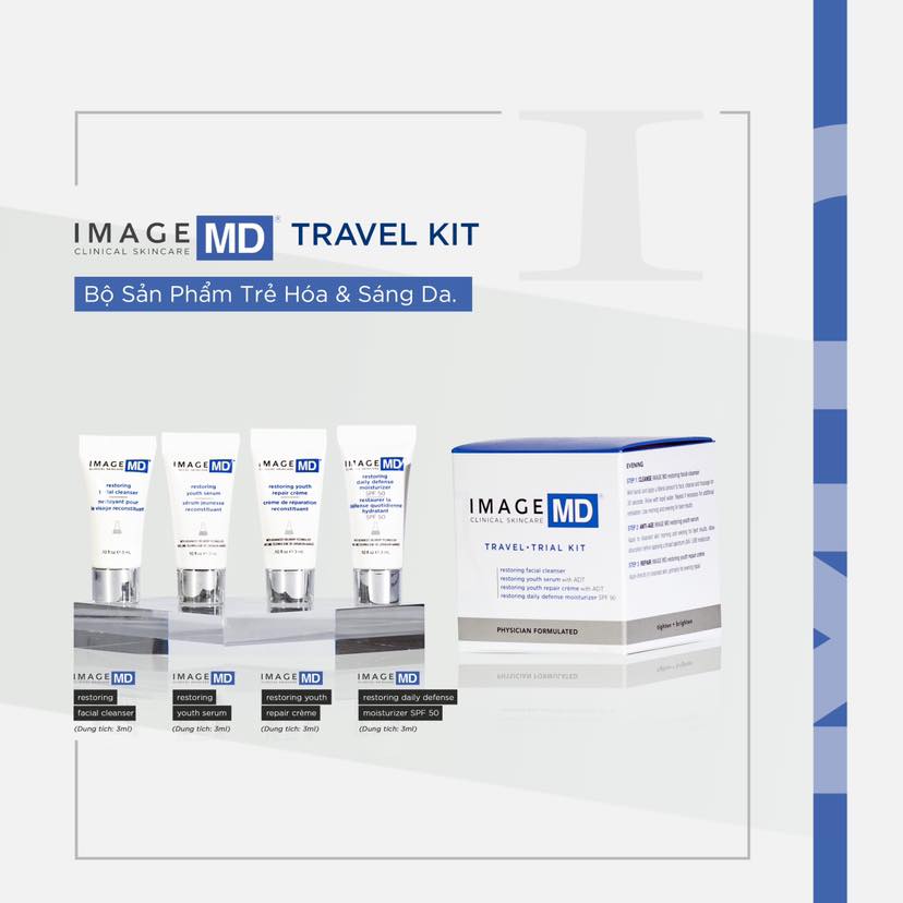 Bộ sản phẩm IMAGE MD Travel/Trial Kit cho da lão hóa