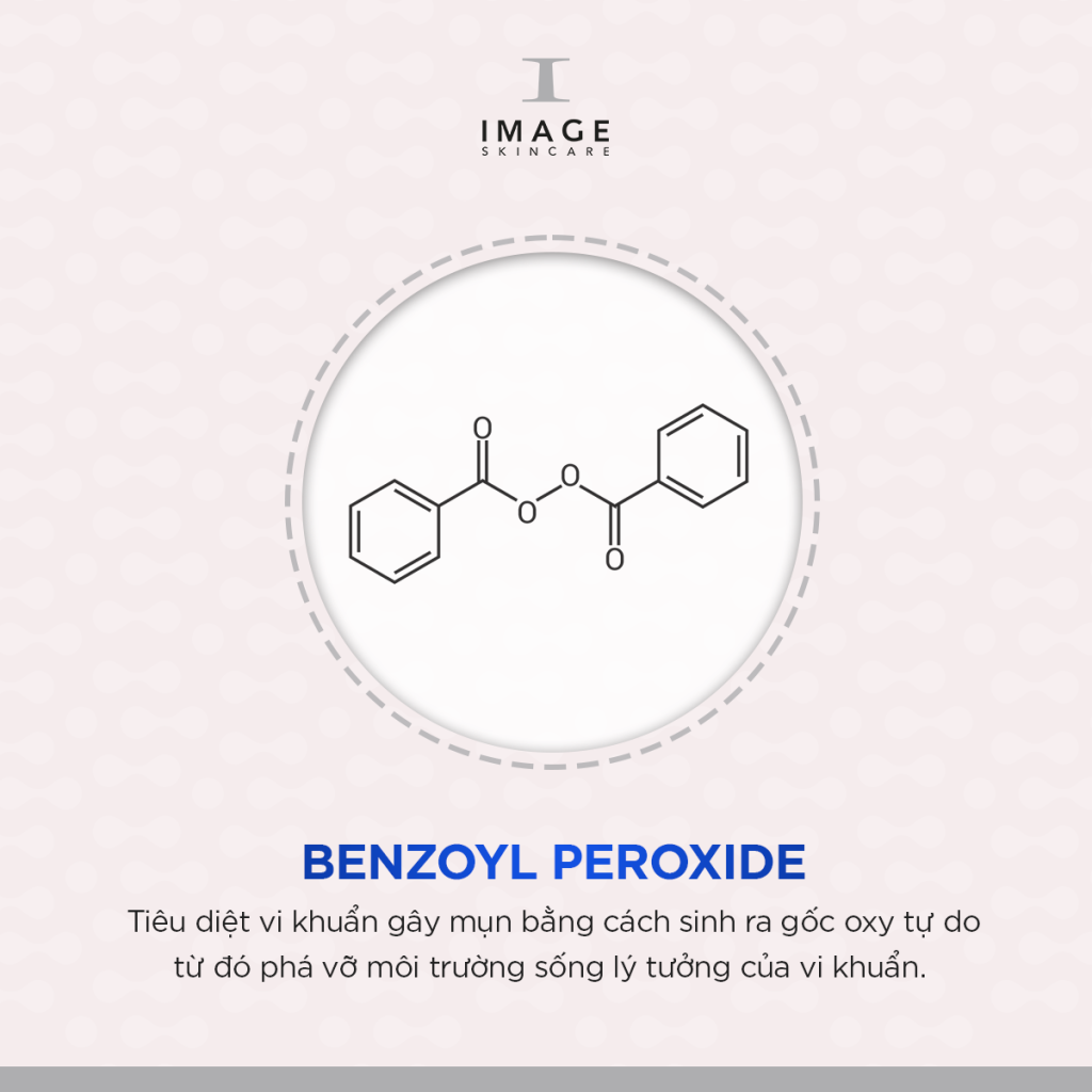 Hoạt chất trị mụn Benzoyl Peroxide
